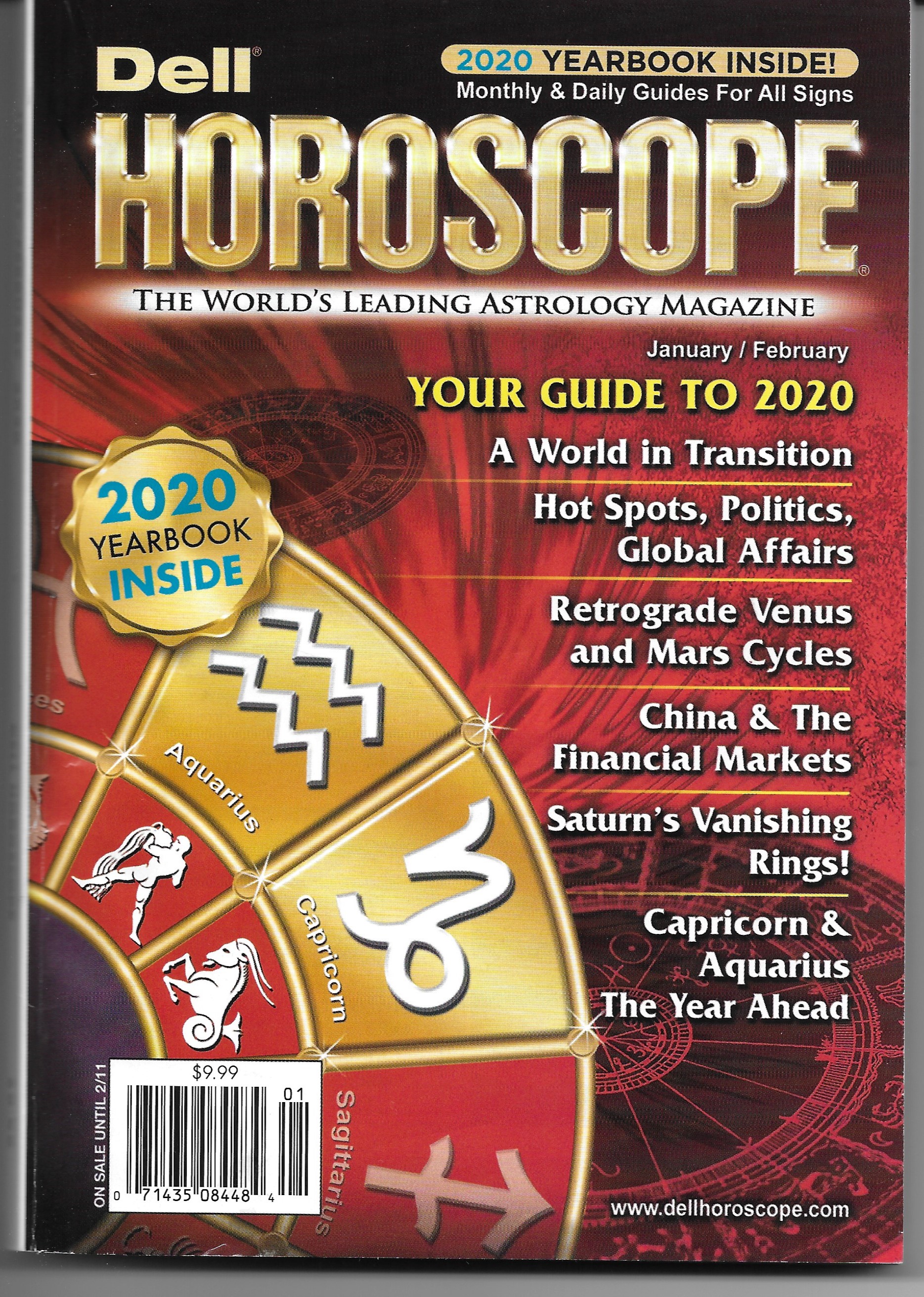 Picture of the Cover of Dell Horoscope Magazine, 10/2012 